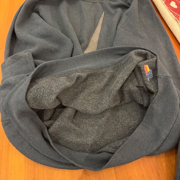 Aviator Nation BOLT CREW SWEATSHIRT - CHARCOAL Black Unisex XLarge - Picture 6 of 11